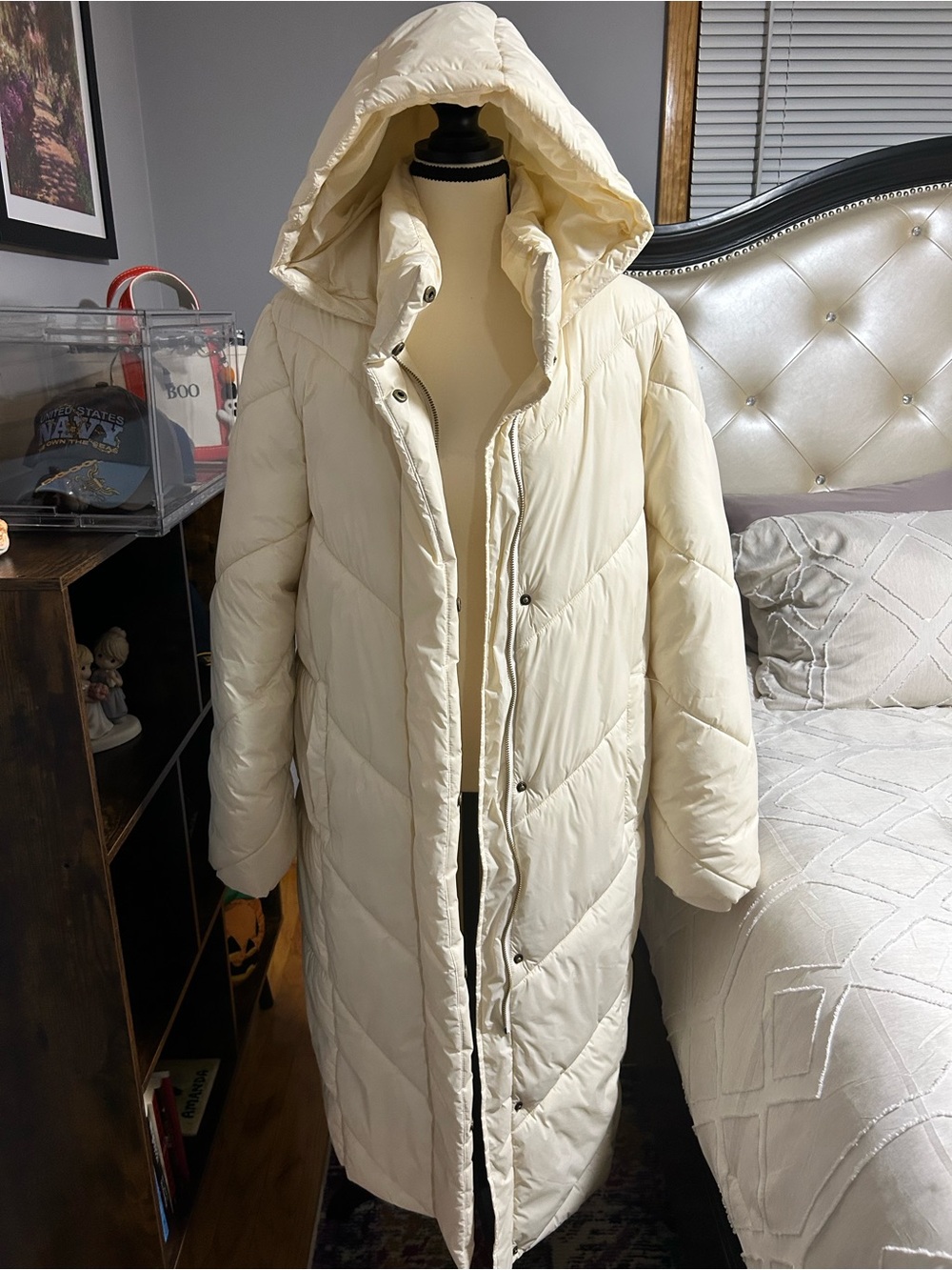 Banana Republic Factory Long Puffer Coat